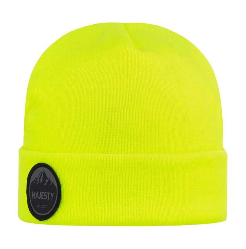 Beanie groc neó